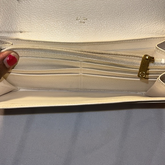 Vintage Cartier Ivory Patent Leather Wallet GUC - Picture 12 of 13